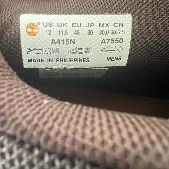 Timberland Seneca Bay Sneaker Boot Men's Size 12 Brown - Picture 10 of 10